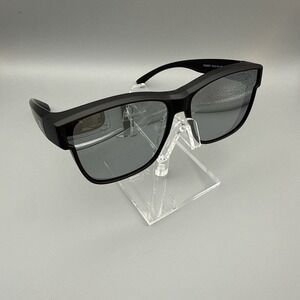 FEISEDY Polarized Black Square Oversized Designer Sunglasses Mirror Len Baroque